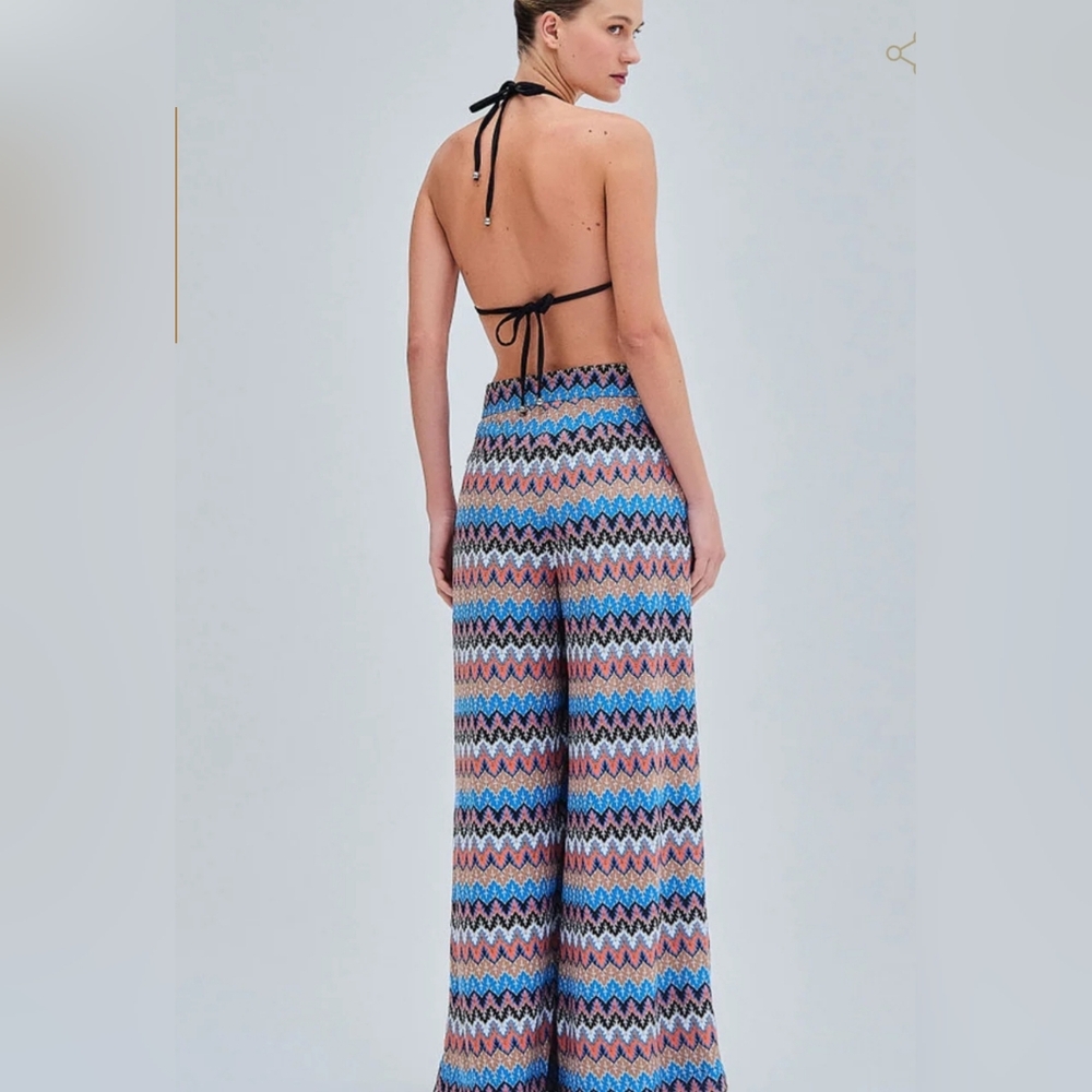 PatBO Crochet Wide Leg Pants